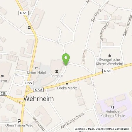 Standortübersicht der Tankstelle Mainova AG in 61273 Wehrheim