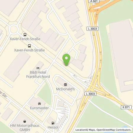 Standortübersicht der Tankstelle Mainova AG in 60437 Frankfurt am Main