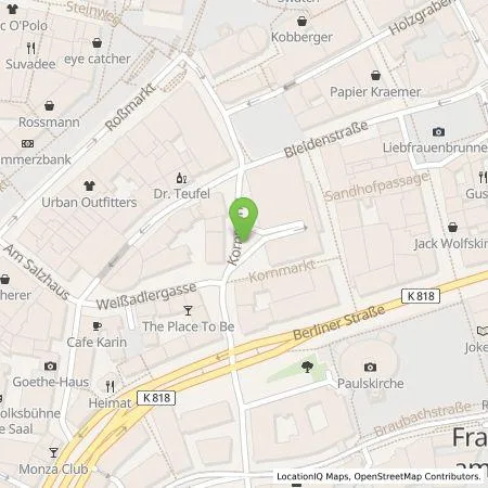 Standortübersicht der Tankstelle Mainova AG in 60486 Frankfurt am Main