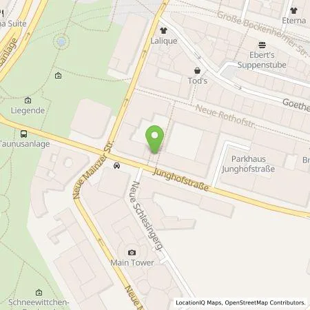 Standortübersicht der Tankstelle Mainova AG in 60311 Frankfurt am Main