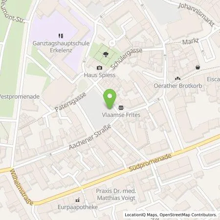 Standortübersicht der Tankstelle NEW Niederrhein Energie und Wasser GmbH in 41812 Erkelenz