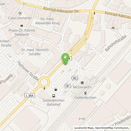 Standortübersicht der Tankstelle NEW Niederrhein Energie und Wasser GmbH in 52511 Geilenkirchen