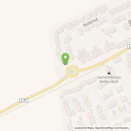 Standortübersicht der Tankstelle NEW Niederrhein Energie und Wasser GmbH in 41363 Jüchen