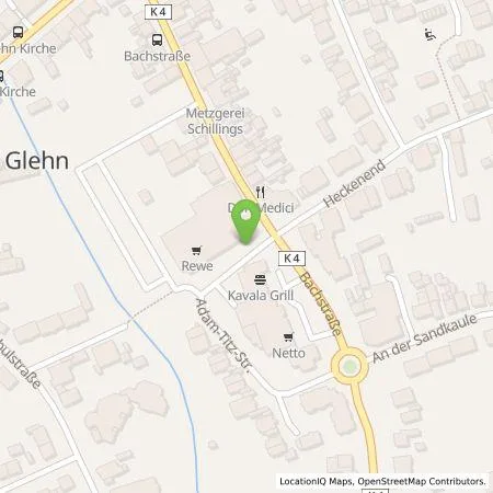 Standortübersicht der Tankstelle NEW Niederrhein Energie und Wasser GmbH in 41352 Korschenbroich