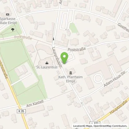 Standortübersicht der Tankstelle NEW Niederrhein Energie und Wasser GmbH in 41372 Niederkrüchten