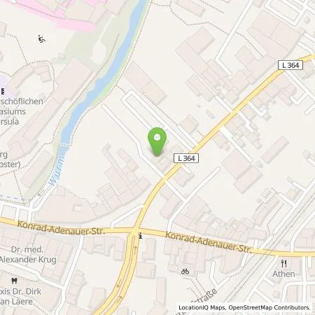 Standortübersicht der Tankstelle NEW Niederrhein Energie und Wasser GmbH in 52511 Geilenkirchen