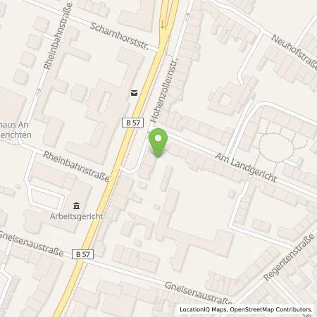 Standortübersicht der Tankstelle NEW Niederrhein Energie und Wasser GmbH in 41061 Mönchengladbach