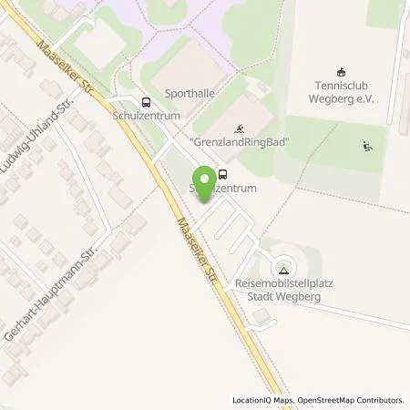 Standortübersicht der Tankstelle NEW Niederrhein Energie und Wasser GmbH in 41844 Wegberg