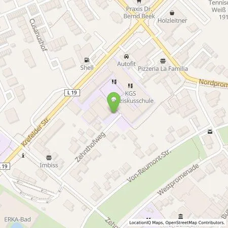 Standortübersicht der Tankstelle NEW Niederrhein Energie und Wasser GmbH in 41812 Erkelenz