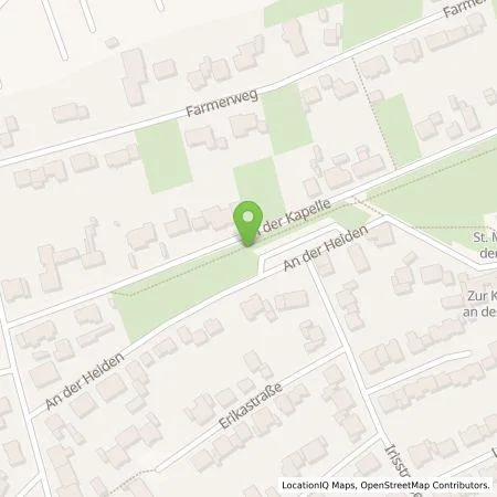 Standortübersicht der Tankstelle NEW Niederrhein Energie und Wasser GmbH in 41372 Niederkrüchten