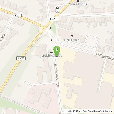 Standortübersicht der Tankstelle NEW Niederrhein Energie und Wasser GmbH in 41751 Viersen