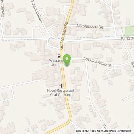 Standortübersicht der Tankstelle NEW Niederrhein Energie und Wasser GmbH in 41849 Wassenberg