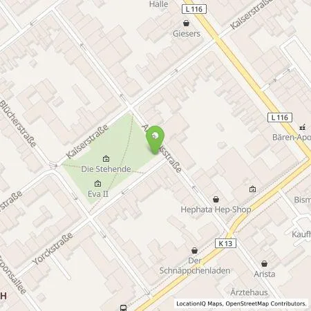 Standortübersicht der Tankstelle NEW Niederrhein Energie und Wasser GmbH in 41061 Mönchengladbach