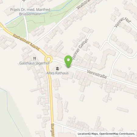 Standortübersicht der Tankstelle NEW Niederrhein Energie und Wasser GmbH in 41836 Hückelhoven