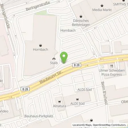 Standortübersicht der Tankstelle Pfalzwerke AG in 89077 Ulm