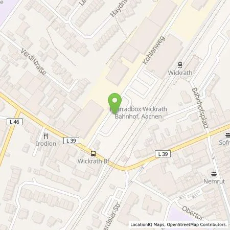 Standortübersicht der Tankstelle NEW Niederrhein Energie und Wasser GmbH in 41189 Mönchengladbach