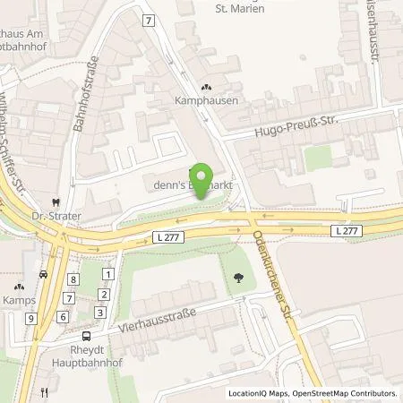 Standortübersicht der Tankstelle NEW Niederrhein Energie und Wasser GmbH in 41239 Mönchengladbach