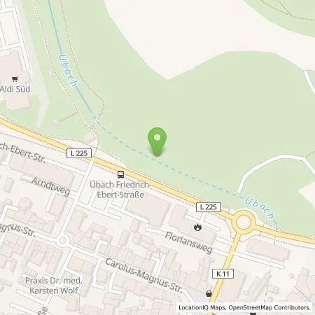 Standortübersicht der Tankstelle NEW Niederrhein Energie und Wasser GmbH in 52531 Übach-Palenberg