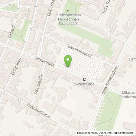 Standortübersicht der Tankstelle NEW Niederrhein Energie und Wasser GmbH in 41751 Viersen