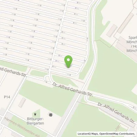 Standortübersicht der Tankstelle NEW Niederrhein Energie und Wasser GmbH in 41236 Mönchengladbach