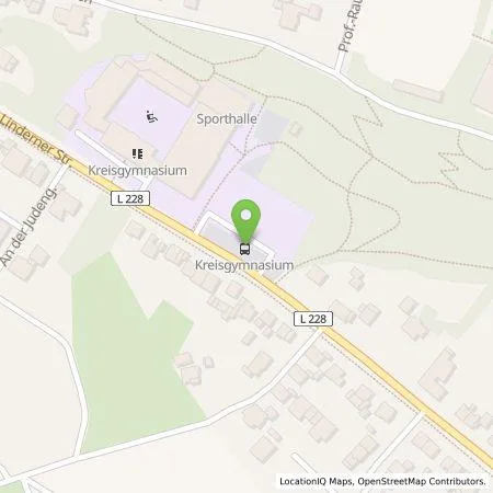 Standortübersicht der Tankstelle NEW Niederrhein Energie und Wasser GmbH in 52525 Heinsberg