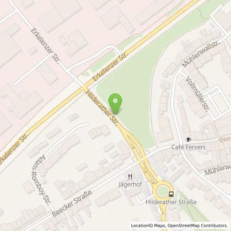 Standortübersicht der Tankstelle NEW Niederrhein Energie und Wasser GmbH in 41179 Mönchengladbach