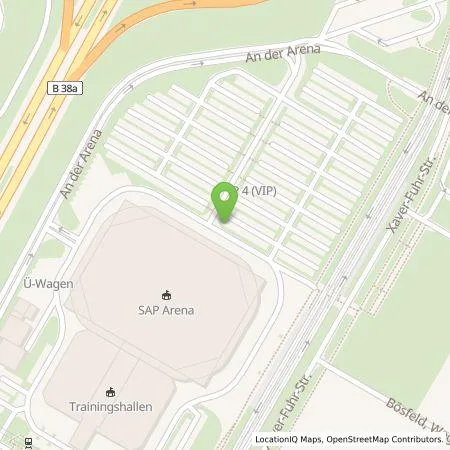 Standortübersicht der Tankstelle MVV Energie AG in 68163 Mannheim