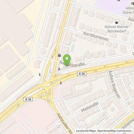 Standortübersicht der Tankstelle MVV Energie AG in 68309 Mannheim