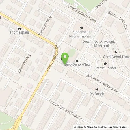 Standortübersicht der Tankstelle MVV Energie AG in 68163 Mannheim