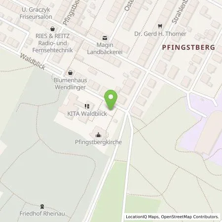 Standortübersicht der Tankstelle MVV Energie AG in 68165 Mannheim