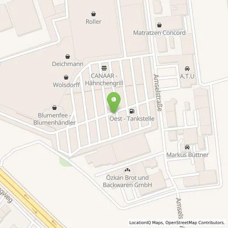 Standortübersicht der Tankstelle MVV Energie AG in 68307 Mannheim