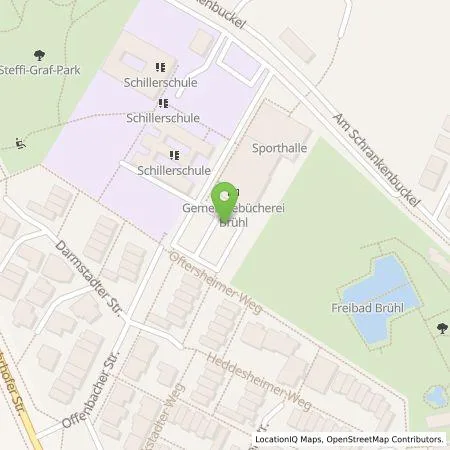 Standortübersicht der Tankstelle MVV Energie AG in 68782 Brühl