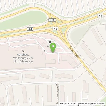 Standortübersicht der Tankstelle LSW Energie GmbH & Co. KG in 38440 Wolfsburg