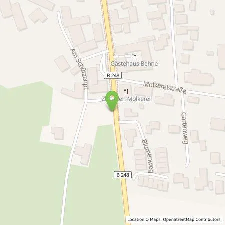 Standortübersicht der Tankstelle LSW Energie GmbH & Co. KG in 38468 Ehra-Lessien