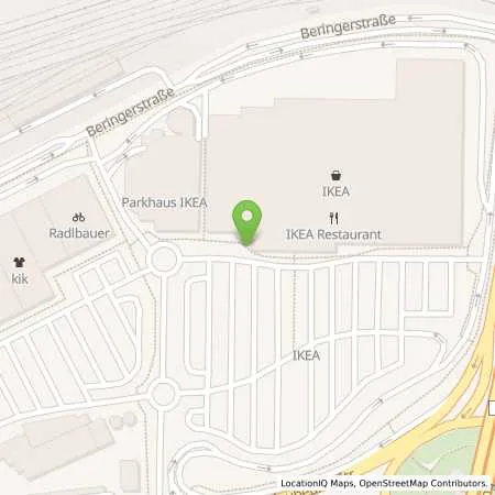 Standortübersicht der Tankstelle IKEA Deutschland GmbH in 89077 Ulm