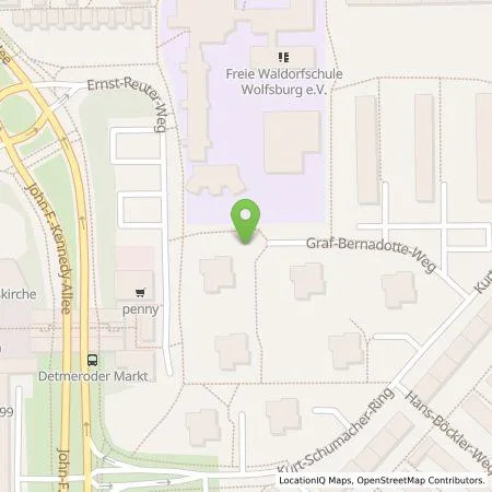 Standortübersicht der Tankstelle LSW Energie GmbH & Co. KG in 38444 Wolfsburg