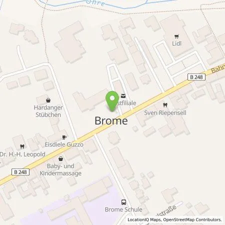 Standortübersicht der Tankstelle LSW Energie GmbH & Co. KG in 38465 Brome