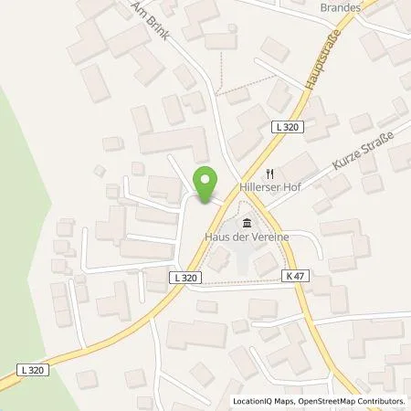 Standortübersicht der Tankstelle LSW Energie GmbH & Co. KG in 38543 Hillerse