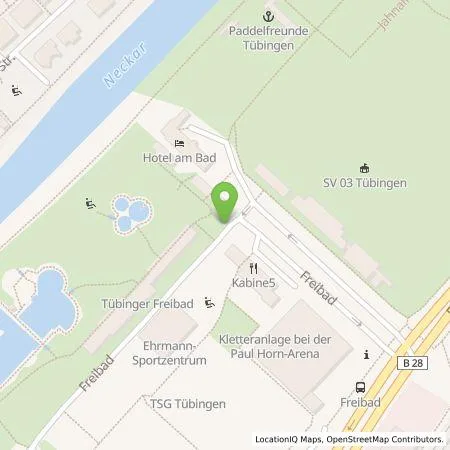 Standortübersicht der Tankstelle ecowerk e-charge GmbH in 72072 Tübingen