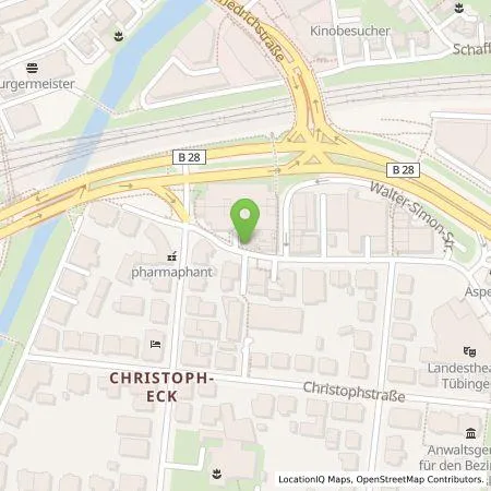 Standortübersicht der Tankstelle ecowerk e-charge GmbH in 72072 Tübingen