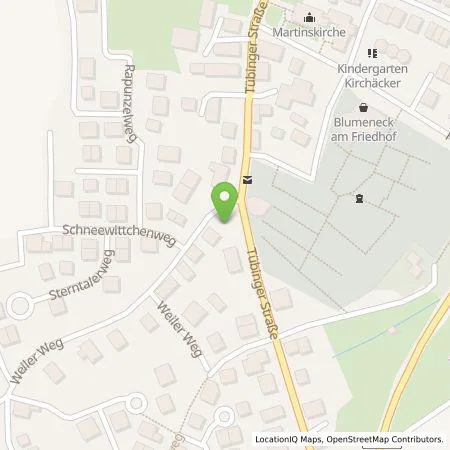 Standortübersicht der Tankstelle ecowerk e-charge GmbH in 71144 Steinenbronn