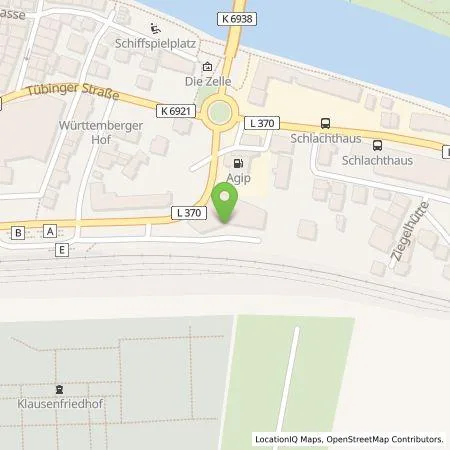 Standortübersicht der Tankstelle ecowerk e-charge GmbH in 72108 Rottenburg