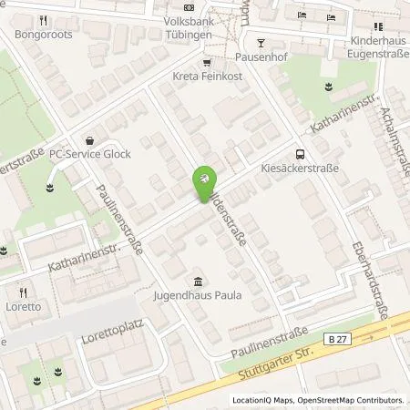 Standortübersicht der Tankstelle ecowerk e-charge GmbH in 72072 Tübingen