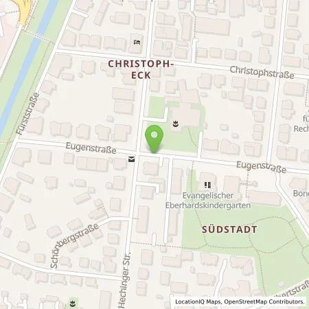 Standortübersicht der Tankstelle ecowerk e-charge GmbH in 72072 Tübingen