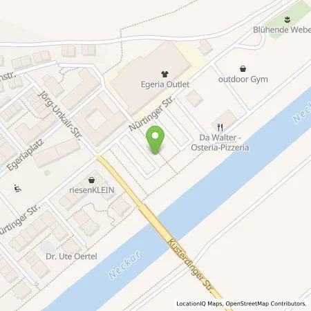 Standortübersicht der Tankstelle ecowerk e-charge GmbH in 72074 Tübingen