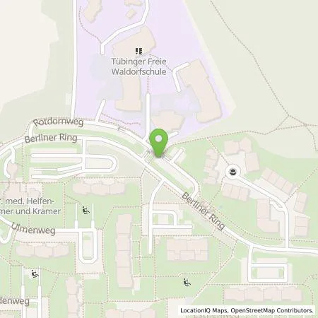 Standortübersicht der Tankstelle ecowerk e-charge GmbH in 72076 Tübingen