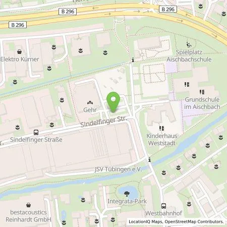 Standortübersicht der Tankstelle ecowerk e-charge GmbH in 72072 Tübingen