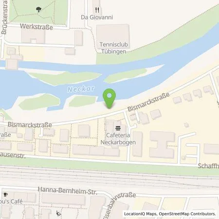 Standortübersicht der Tankstelle ecowerk e-charge GmbH in 72072 Tübingen