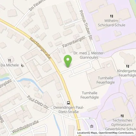 Standortübersicht der Tankstelle ecowerk e-charge GmbH in 72072 Tübingen