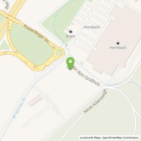 Standortübersicht der Tankstelle ecowerk e-charge GmbH in 72074 Tübingen